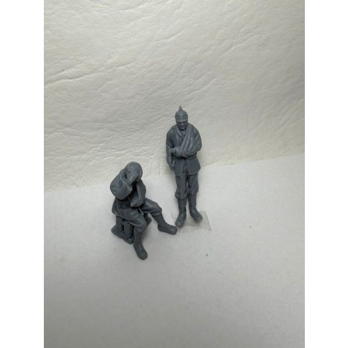 WWI Alemanes - Heridos (2 figuras)