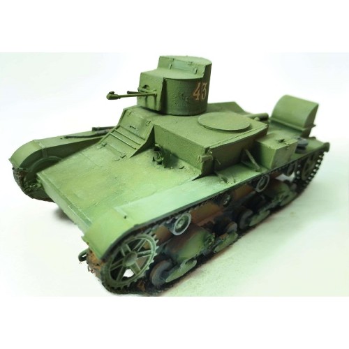 OT-26 TANQUE LIGERO SOVIÉTICO LANZALLAMAS