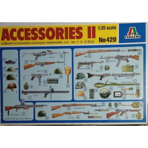 ACCESORIES II (Armas y accesorios IIGM)