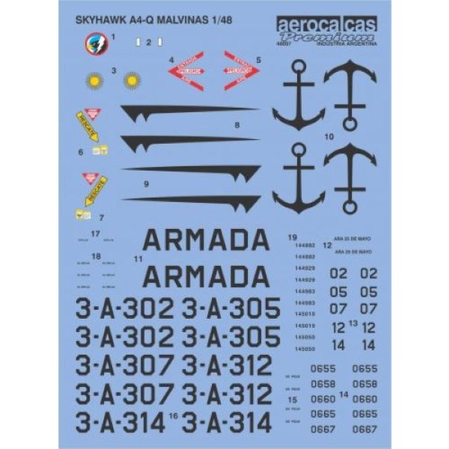SKYHAWK A4-Q MALVINAS (48007)