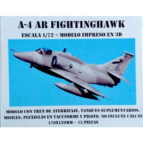 A-4 AR FIGHTINGHAWK 1/72 IMPRESO 3D