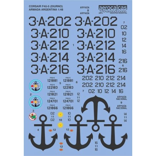 CORSAIR F4U-5 DIURNO ARMADA ARGENTINA (48015)