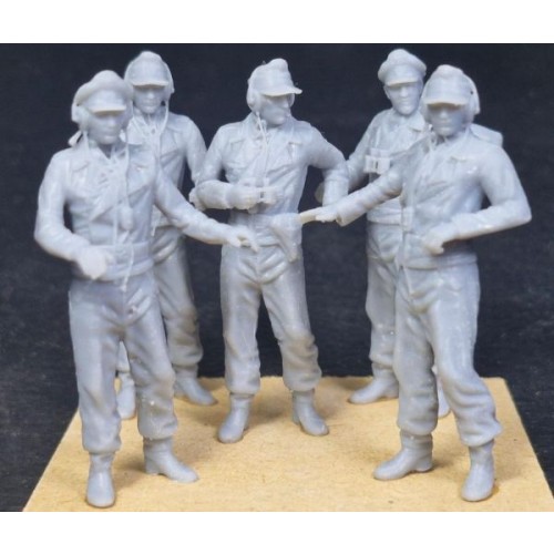 Tripulación alemana de tanques (5 figuras)