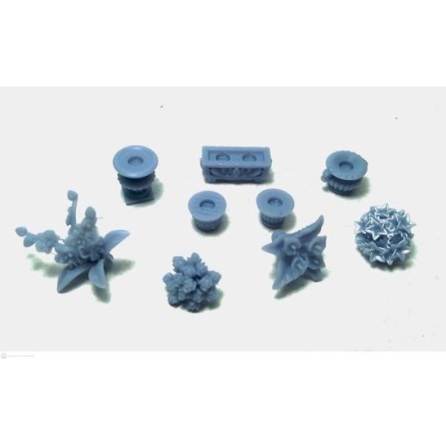 Set de plantas y macetas