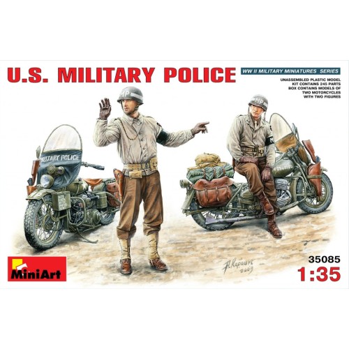 U.S. MILITARY POLICE - OFERTA - 2 MOTOS + 2 FIGURAS