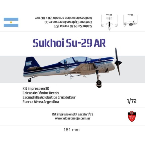 SUKHOI SU-29 AR 1/72 3D