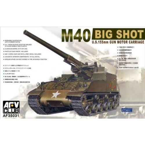 M40 BIG SHOT U.S. 155mm GUN MOTOR CARRIAGE + FOTOGRABADOS EDUARD