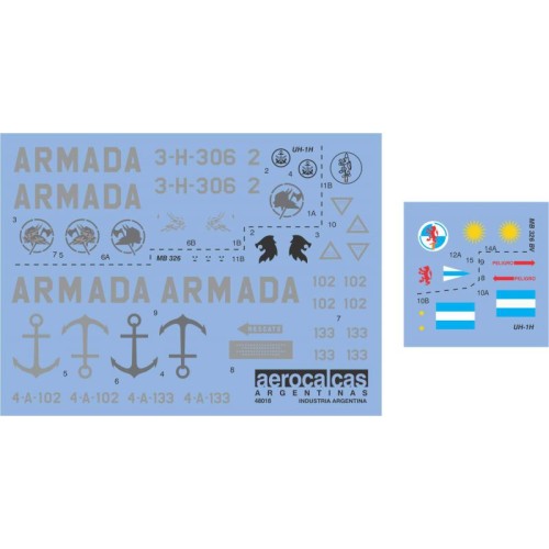 Airmacchi MB 326 Baja visibilidad *** UH-1H Infanteri­a de Marina (48018)