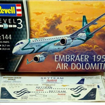 EMBRAER 195 AIR DOLOMITI + CALCAS PARA VERSIÓN DE AUSTRAL