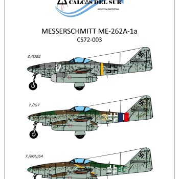MESSERSCHMITT ME-262 A-1a