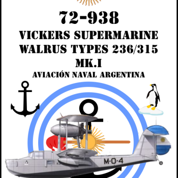 VICKERS SUPERMARINE WALRUS TYPES 236/315 MK.I - A.N.A.
