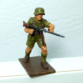Soldado Afrikakorps con MG34