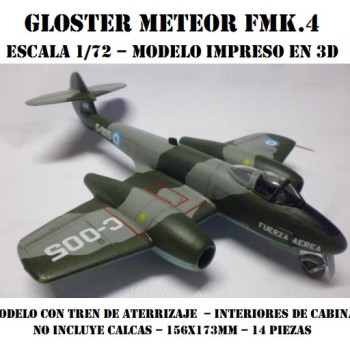 GLOSTER METEOR FMK.4 1/72 3D