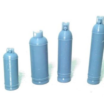 Garrafas de gas grandes.