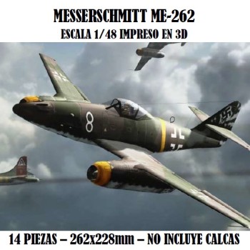 MESSERSCHMITT ME-262 3D 1/48