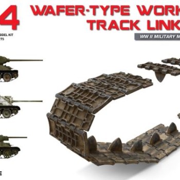 T-34 WAFER-TYPE WORKABLE TRACK LINKS SET (ORUGAS)