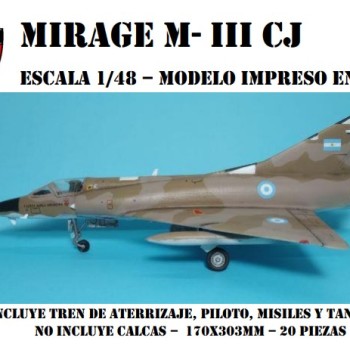 MIRAGE III CJ - 1/48 - 3D