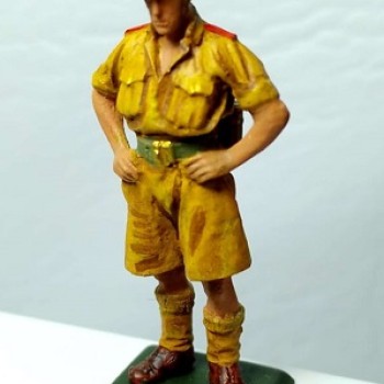 Infante británico del 8° Ejército