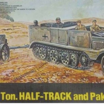 German 3 Ton Half Track and Pak 40