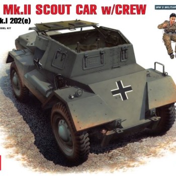 DINGO Mk.II SCOUT CAR w/CREW Pz.Kmpf. Mk.I 202 (e)