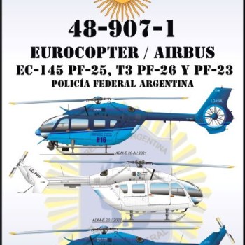 EUROCOPTER / AIRBUS EC-145 PF-25, T3 PF-26 Y PF-23 - POLICÍA FEDERAL ARGENTINA