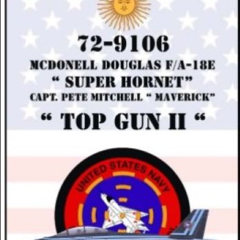 MCDONNELL DOUGLAS F/A-18E "SUPER HORNET" CAPT.PETE MITCHELL "MAVERICK" "TOP GUN II" - 1/72