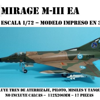 MIRAGE III EA - 3D - 72 CON TREN