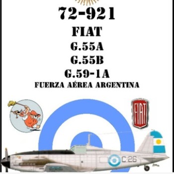 FIAT G.55A - G.55B - G.59-1A - FUERZA AÉREA ARGENTINA