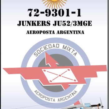 JUNKERS JU52/3MGE - AEROPOSTA