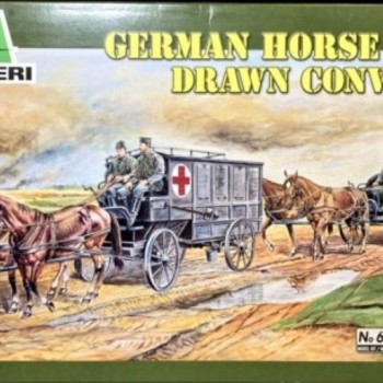 GERMAN HORSE DRAWN CONVOY